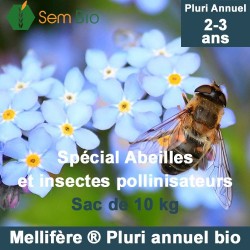 Semence biologique MELLIFÈRE® spécial abeilles et pollinisateurs