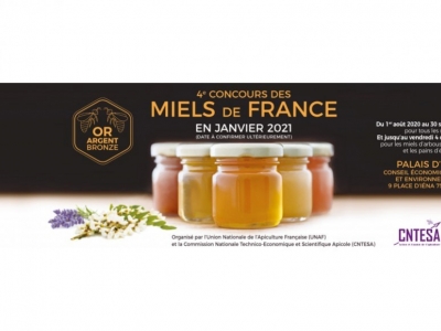4ème édition du concours des miels de France 2020